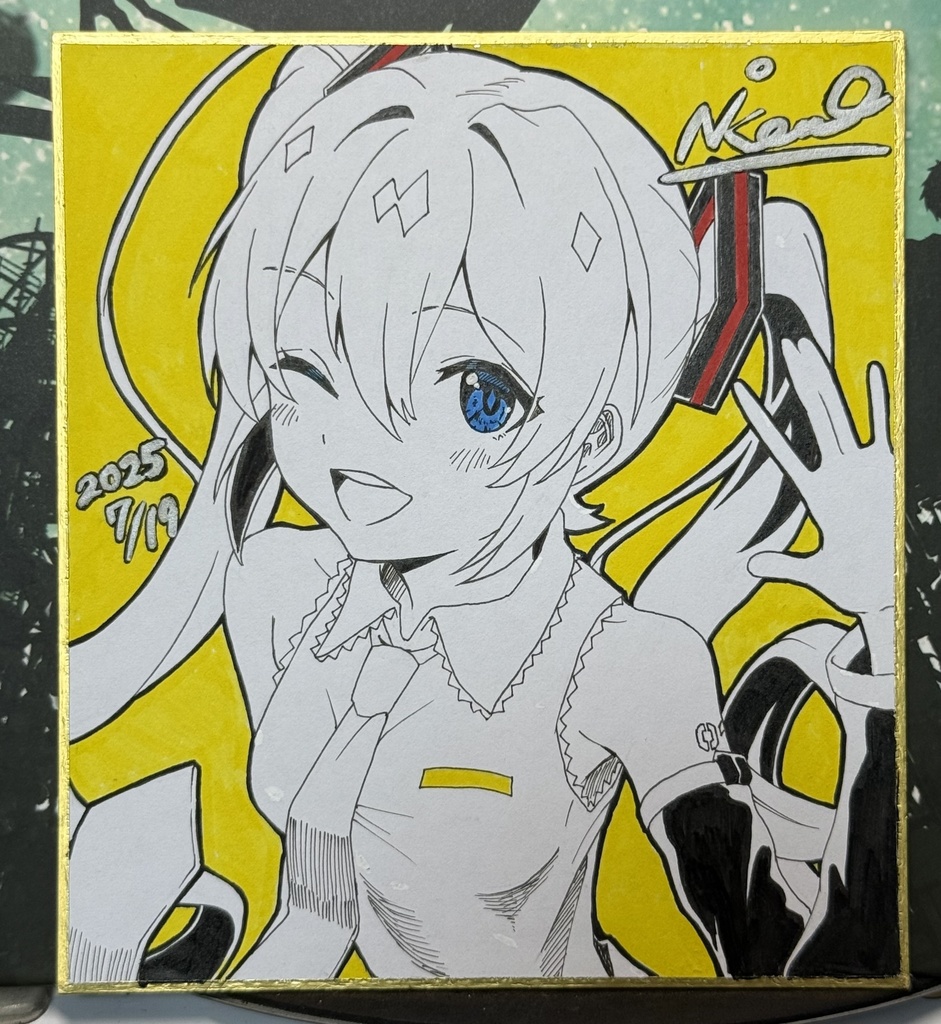 小サイズ色紙②