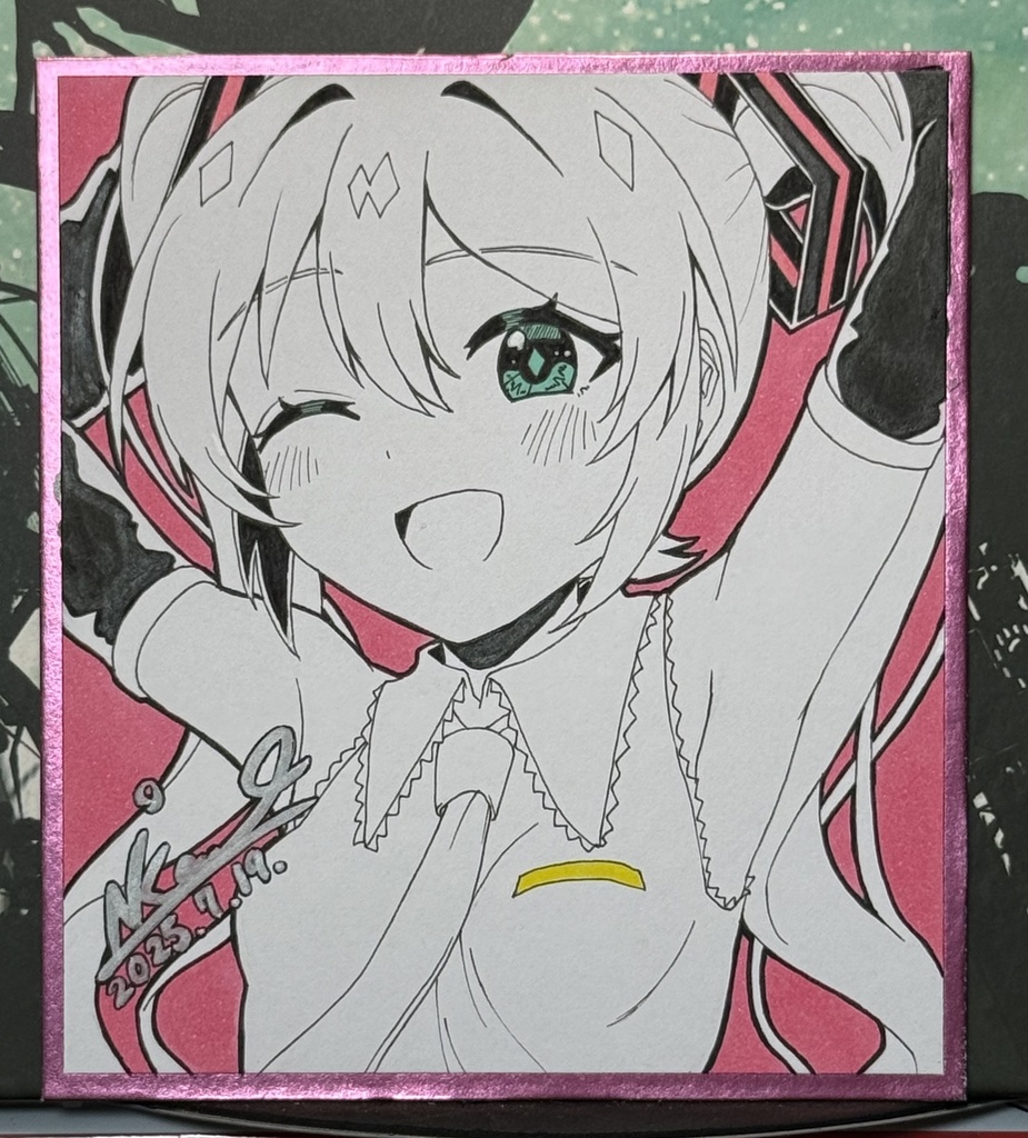 小サイズ色紙⑥