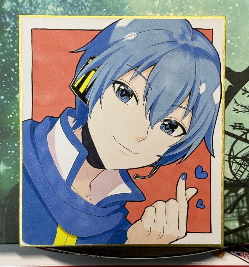 KAITO 直筆色紙(小サイズ)