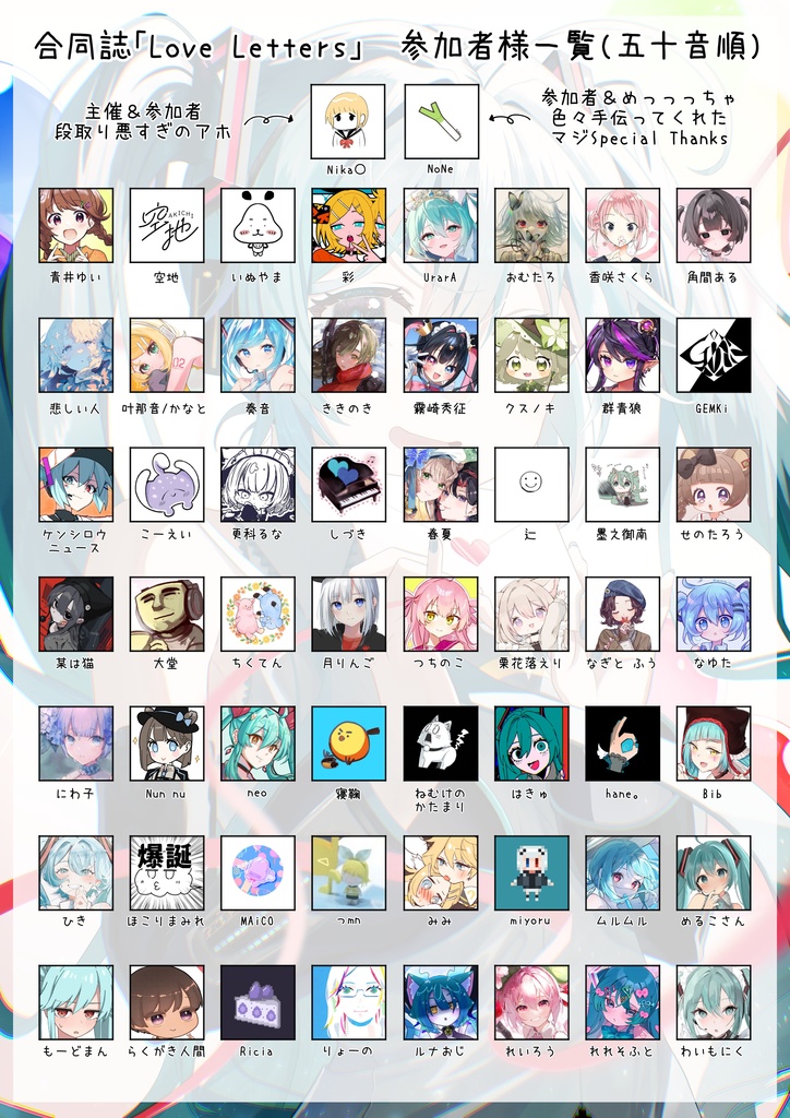 【合同誌】Love Letters 【初音ミク】