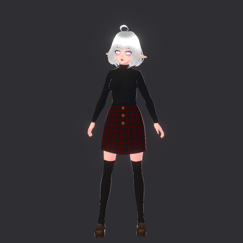 VRoid | Dark academia witchy outfit | 衣装