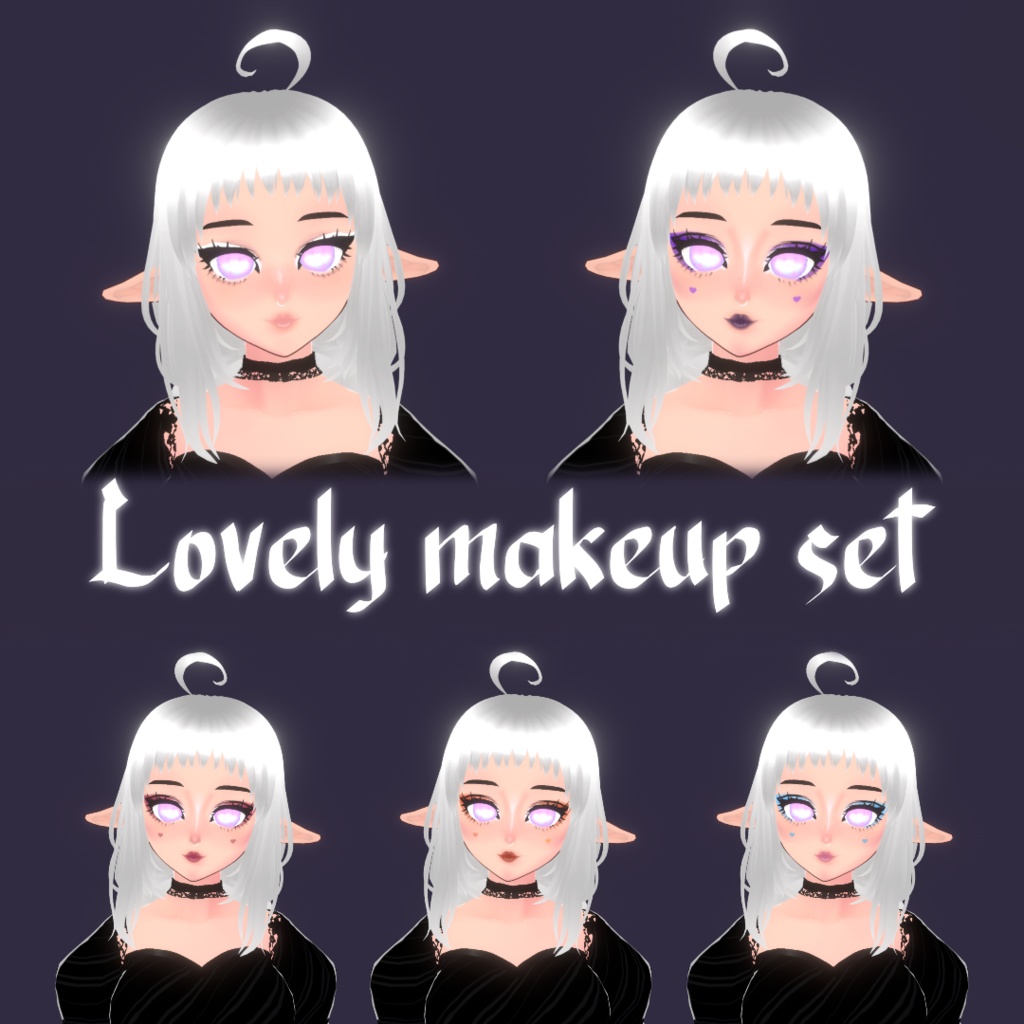 VRoid | Lovely makeup set | 化粧