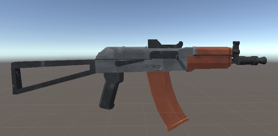 [無料]AKS-74U[銃器モデル]