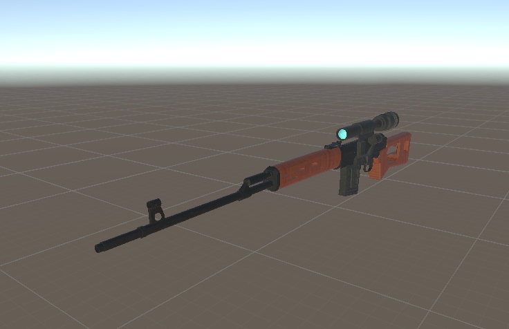 [無料]SVD[銃器モデル][狙撃銃]