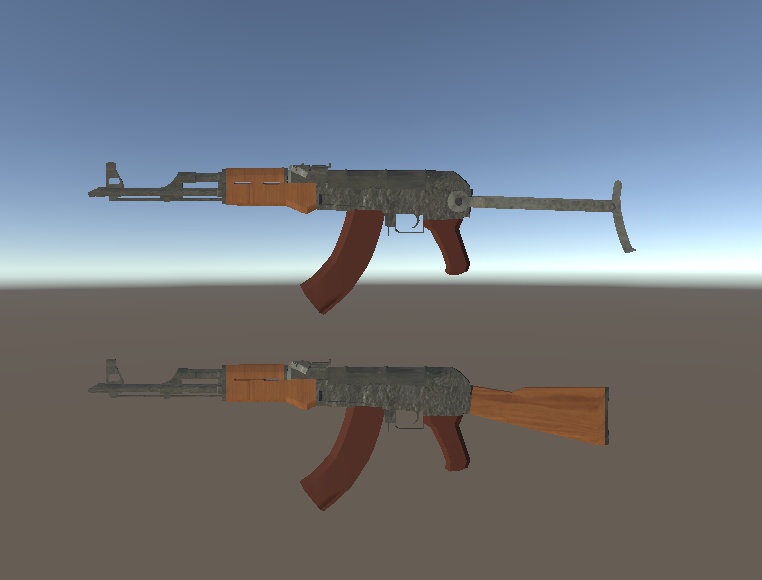 [無料]AKM/AKMS[銃器モデル]