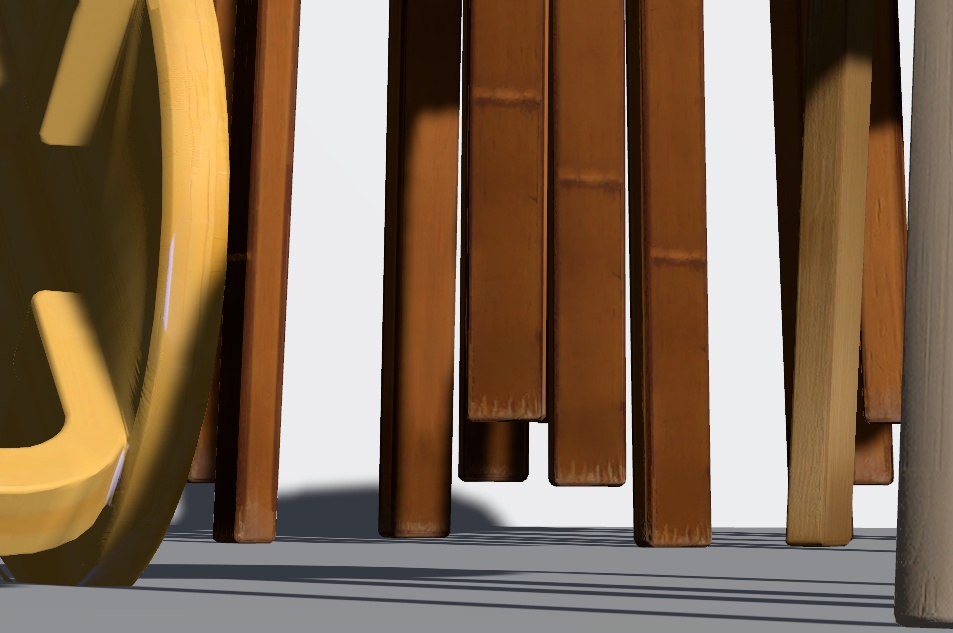 <基本無料>CH02 ウッドスツール 椅子/chair/3d/vrc想定