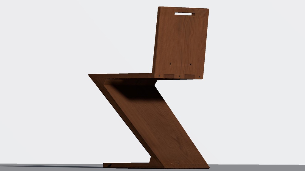 <基本無料>CH03 ダイニングチェア 椅子/chair/3d/vrc想定