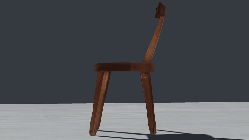 <基本無料>CH04 ダイニングチェア 椅子/chair/3d/vrc想定