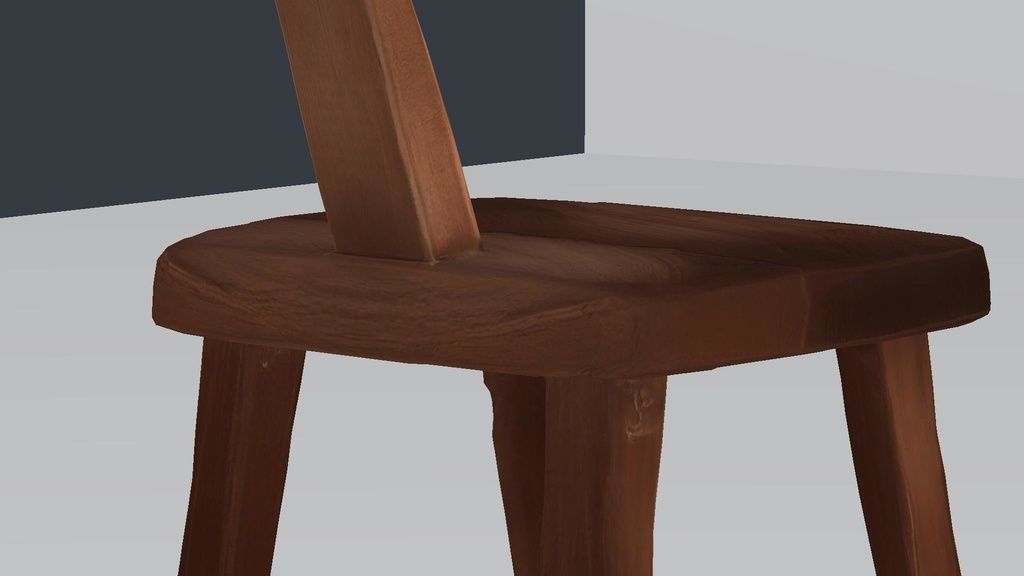 <基本無料>CH04 ダイニングチェア 椅子/chair/3d/vrc想定