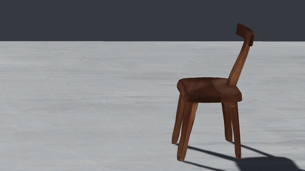 <基本無料>CH04 ダイニングチェア 椅子/chair/3d/vrc想定