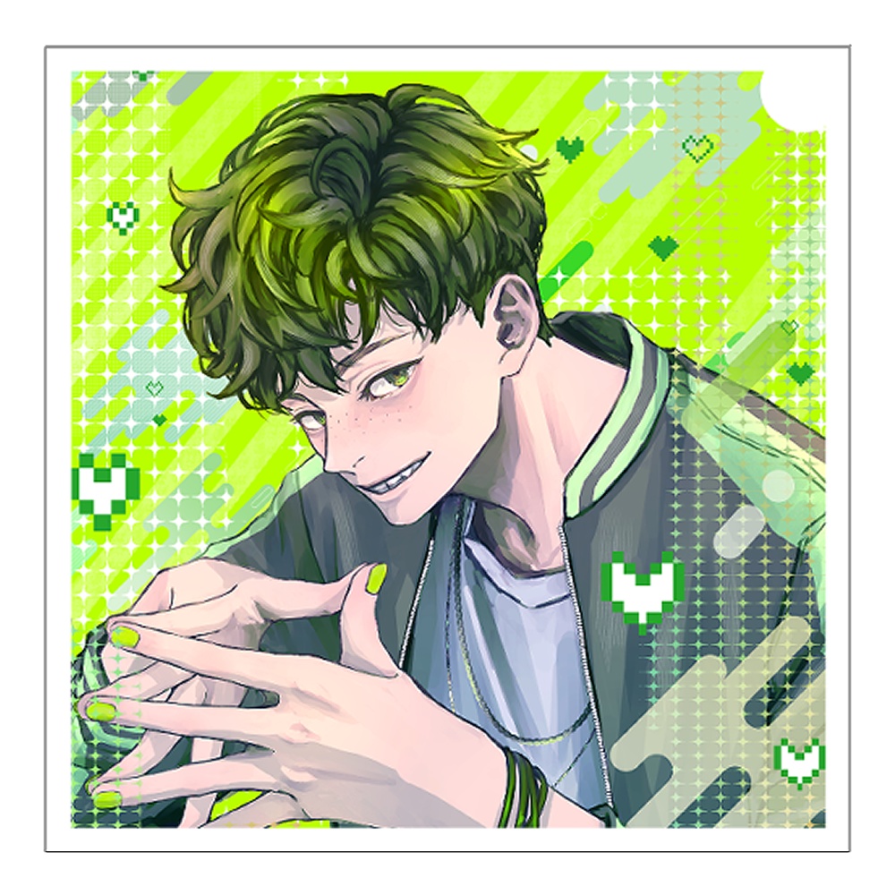 greenくんアクリルキーホルダー