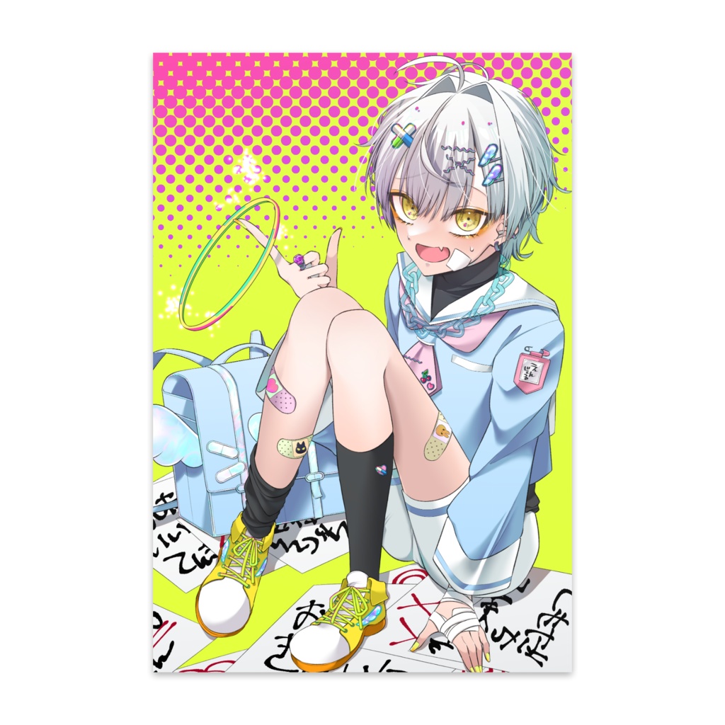 天使学校のがんばりやさん ポストカード