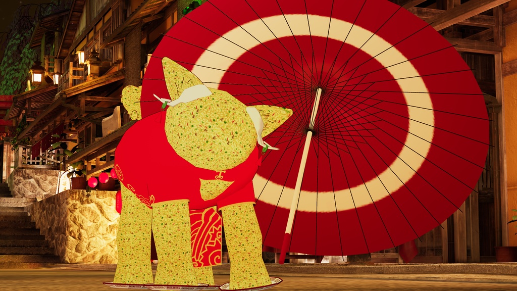 【四足歩行炒飯専用】炒飯チャイナ