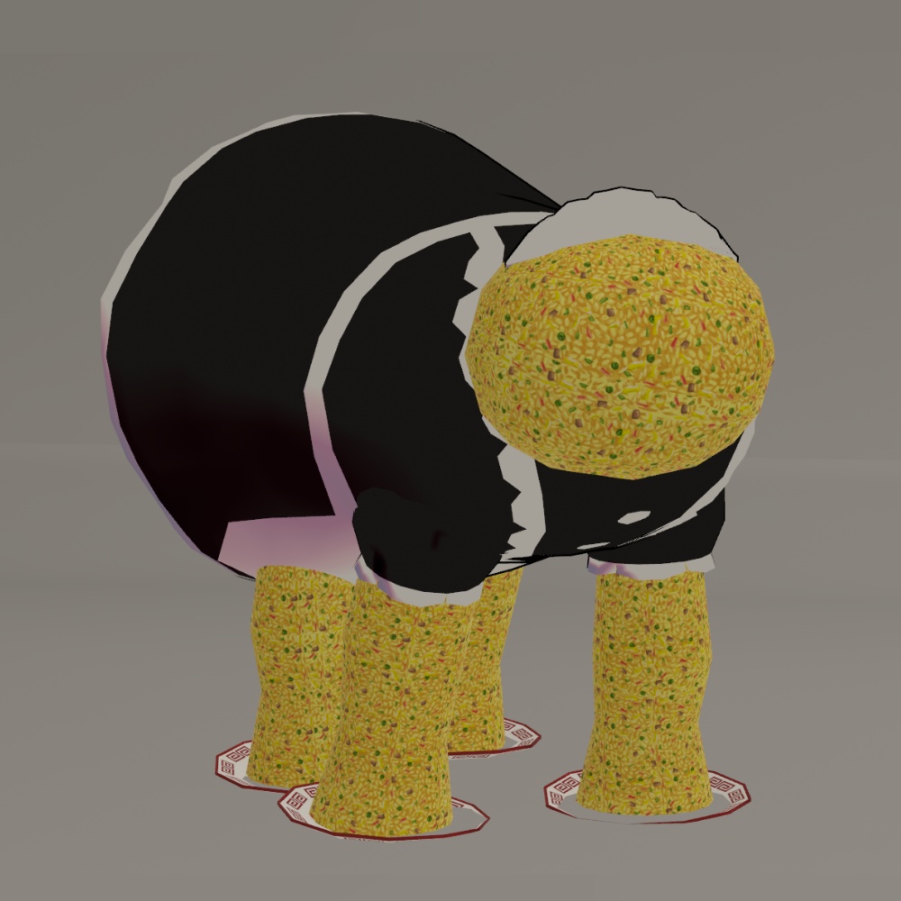 【四足歩行炒飯専用】炒飯メイド