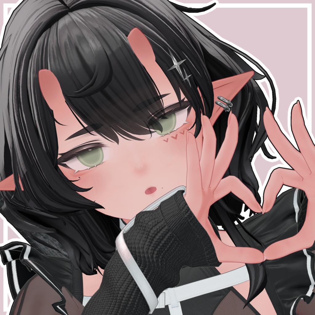 【17アバター対応】しんぷるアイテクスチャ