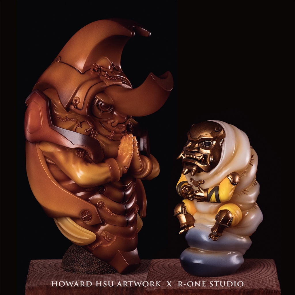 【Howard Hsu x R-one studio】姬兜虫 -蛹&幼虫-