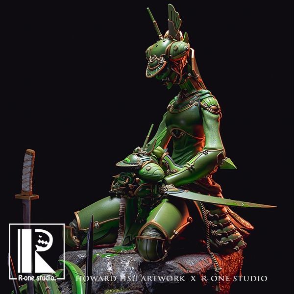 【Howard Hsu x R-one studio】寬腹斧螳 Hamabiro Kamakiri