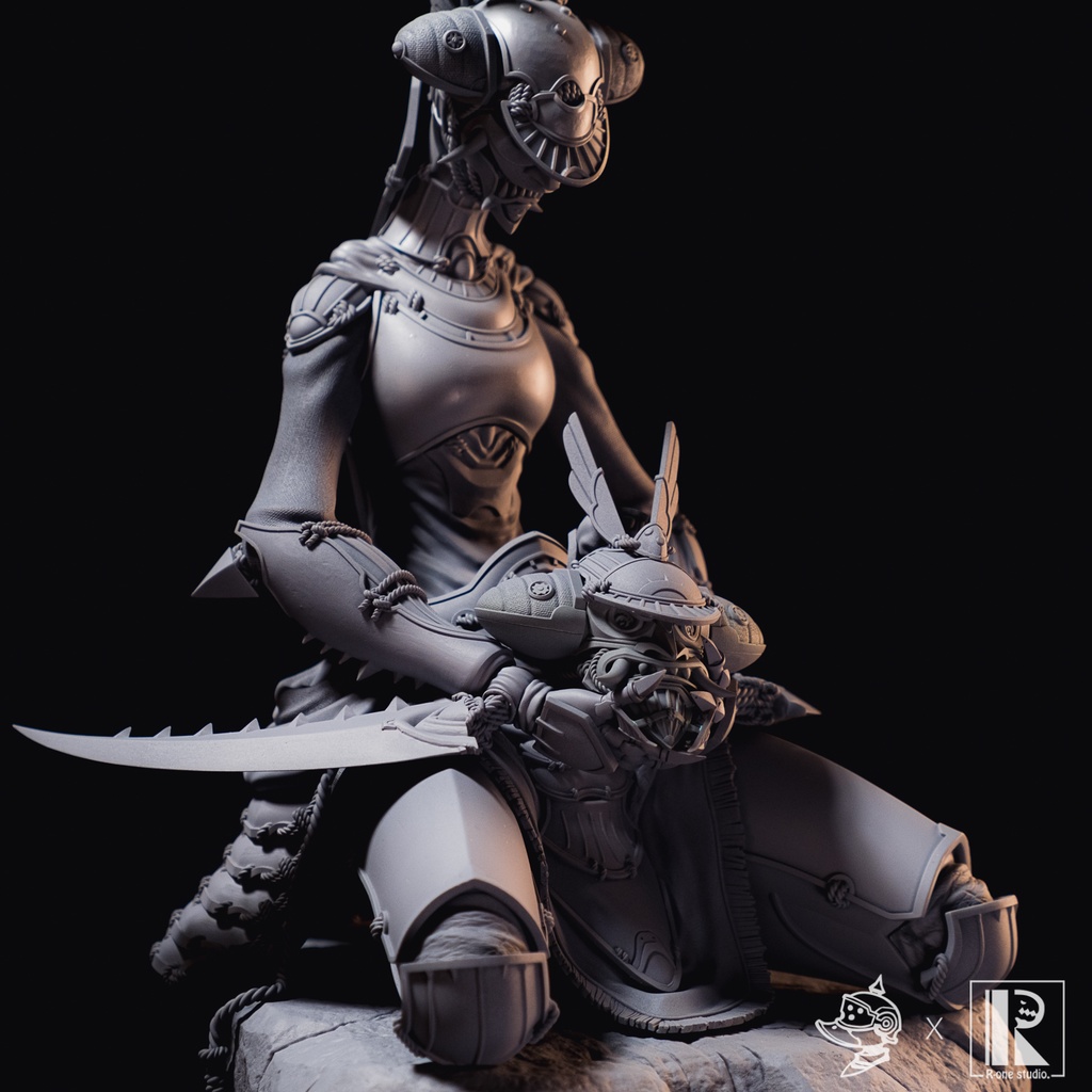 【Howard Hsu x R-one studio】寬腹斧螳 Hamabiro Kamakiri