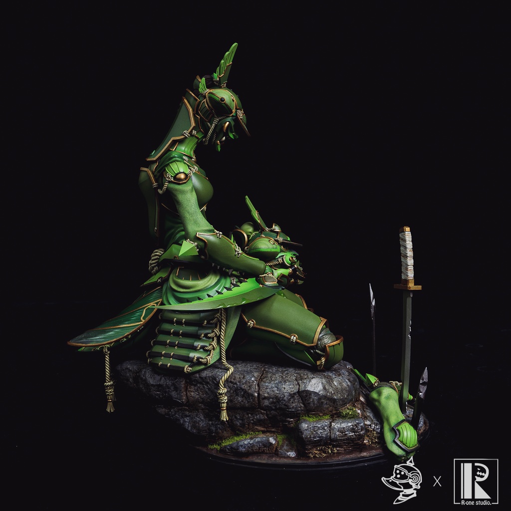 【Howard Hsu x R-one studio】寬腹斧螳 Hamabiro Kamakiri