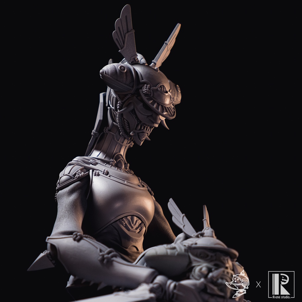 【Howard Hsu x R-one studio】寬腹斧螳 Hamabiro Kamakiri