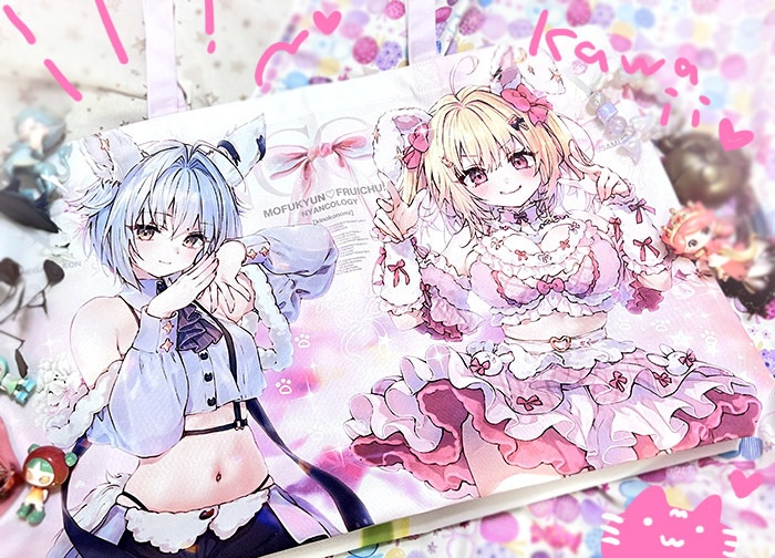 【c106260203】c107:推しトートバッグもふきゅん★宇佐美みいな&狐川紺