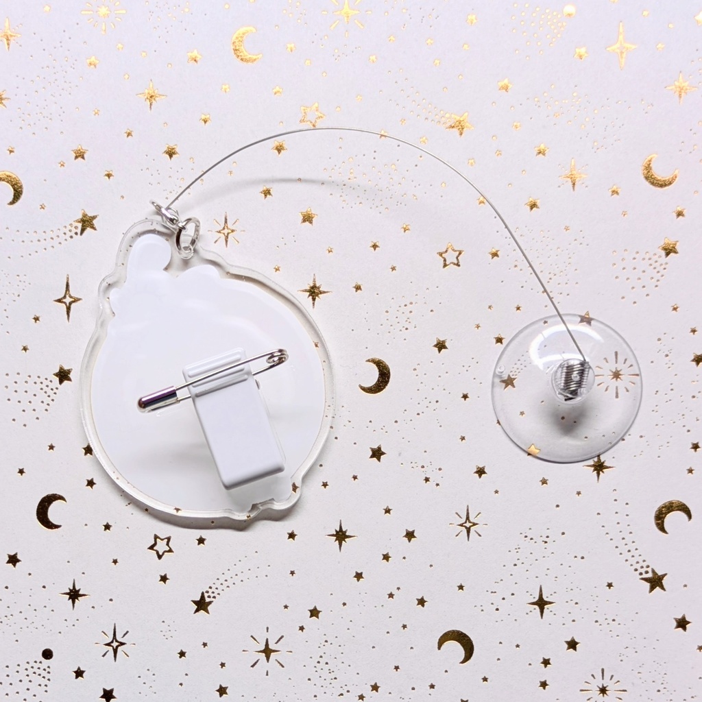 もちもちアクリルスウィング(クリップ付き)