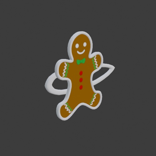 Gingerbread Hairpin