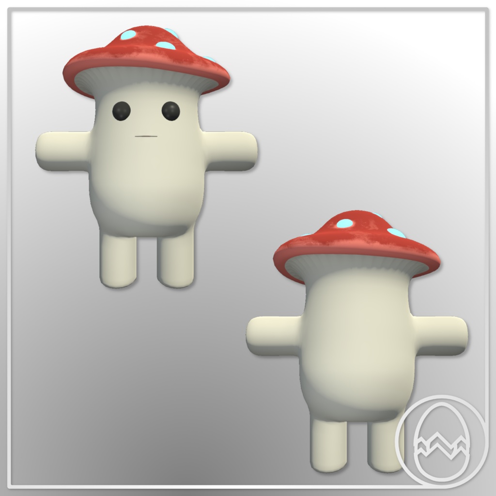 Shroomi - VRChat Avatar (Quest/Fallback compatible)