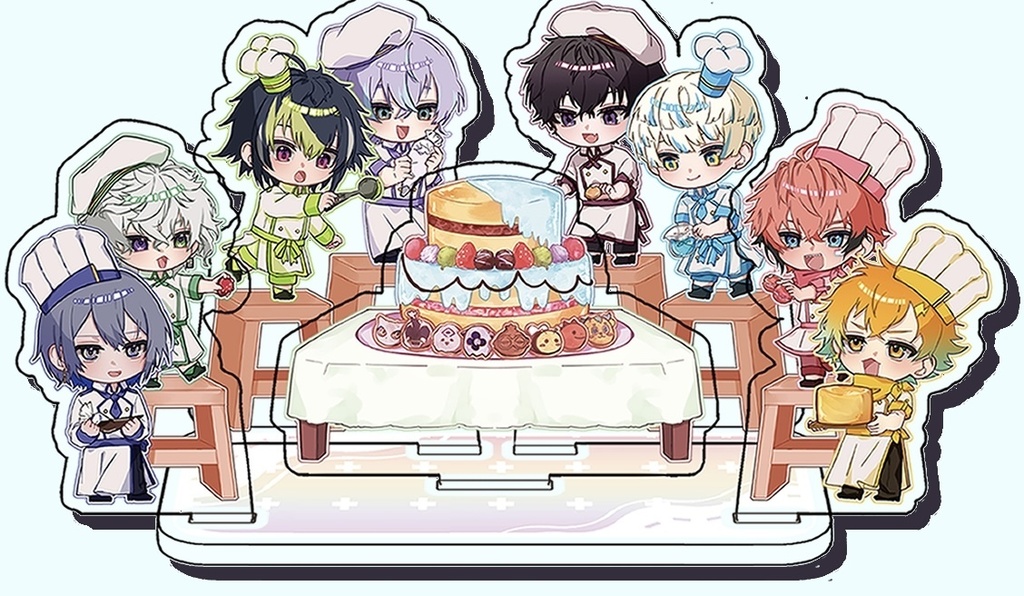 ぱてぃしえ〜ジオラマアクリルスタンド