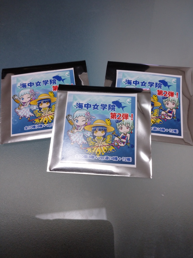 海中女学院シール 第2弾 ブラインド式ランダム1枚