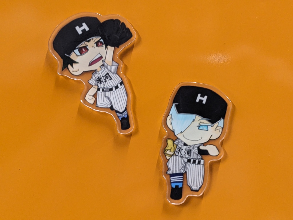 忘却バッテリー マグネット【巻田・桐島】