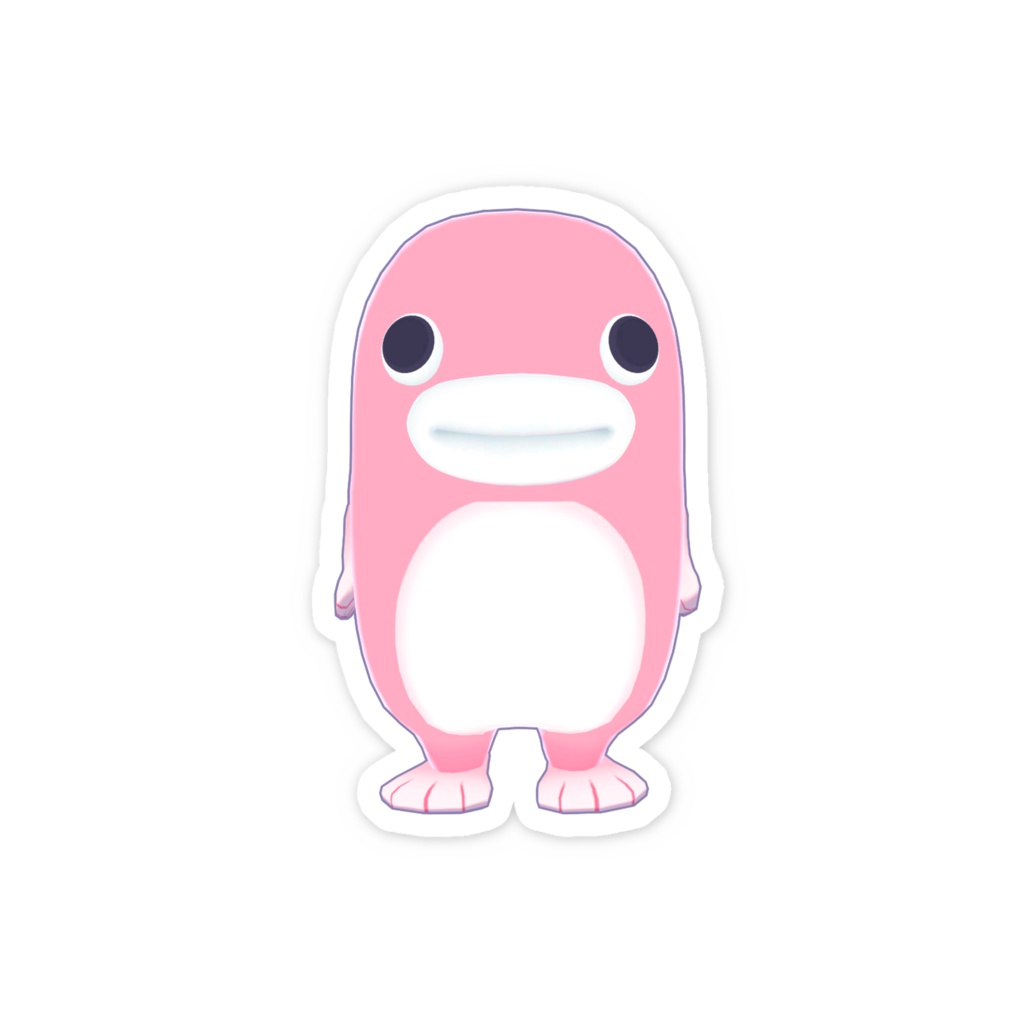 うおまる スマホステッカー