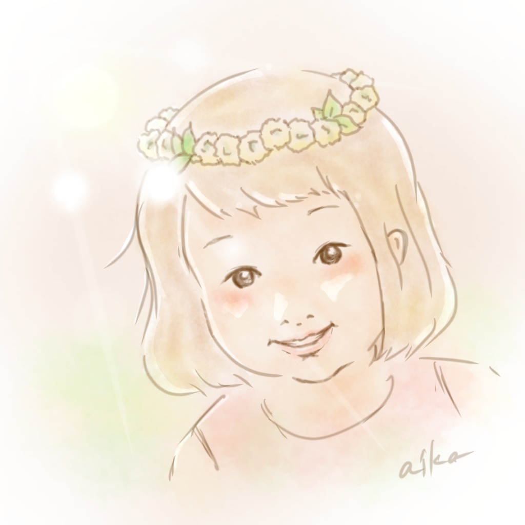 花かんむり(メガネ拭き)