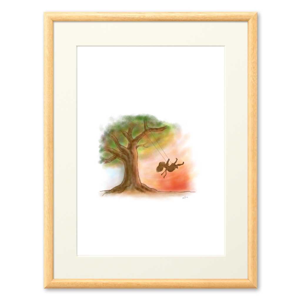 夕日ブランコ（プリモアート）