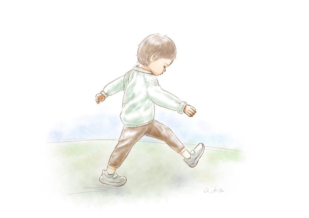 さんぽ(キャンバス)