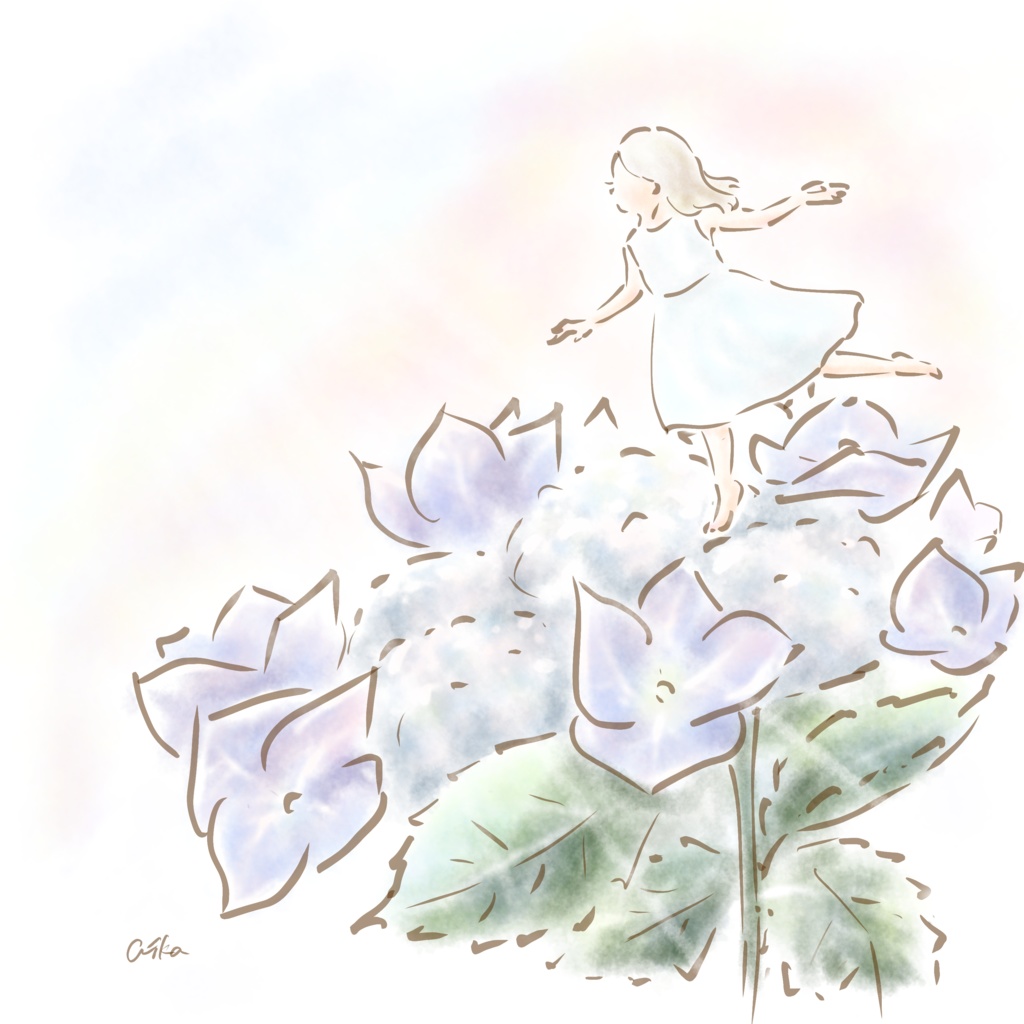 「アジサイドロップ」プリモアート