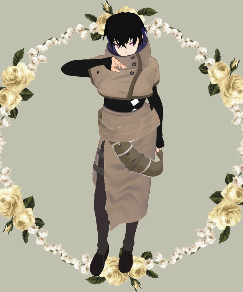 無料《Vroid》魔法使いの服