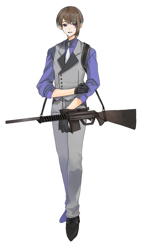 立ち絵素材 ライフル使い