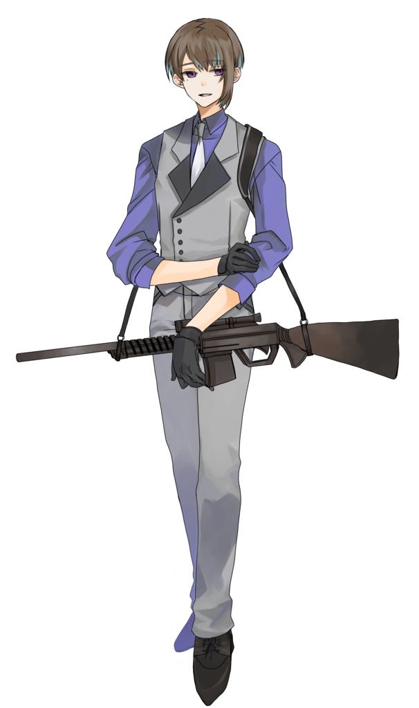 立ち絵素材 ライフル使い