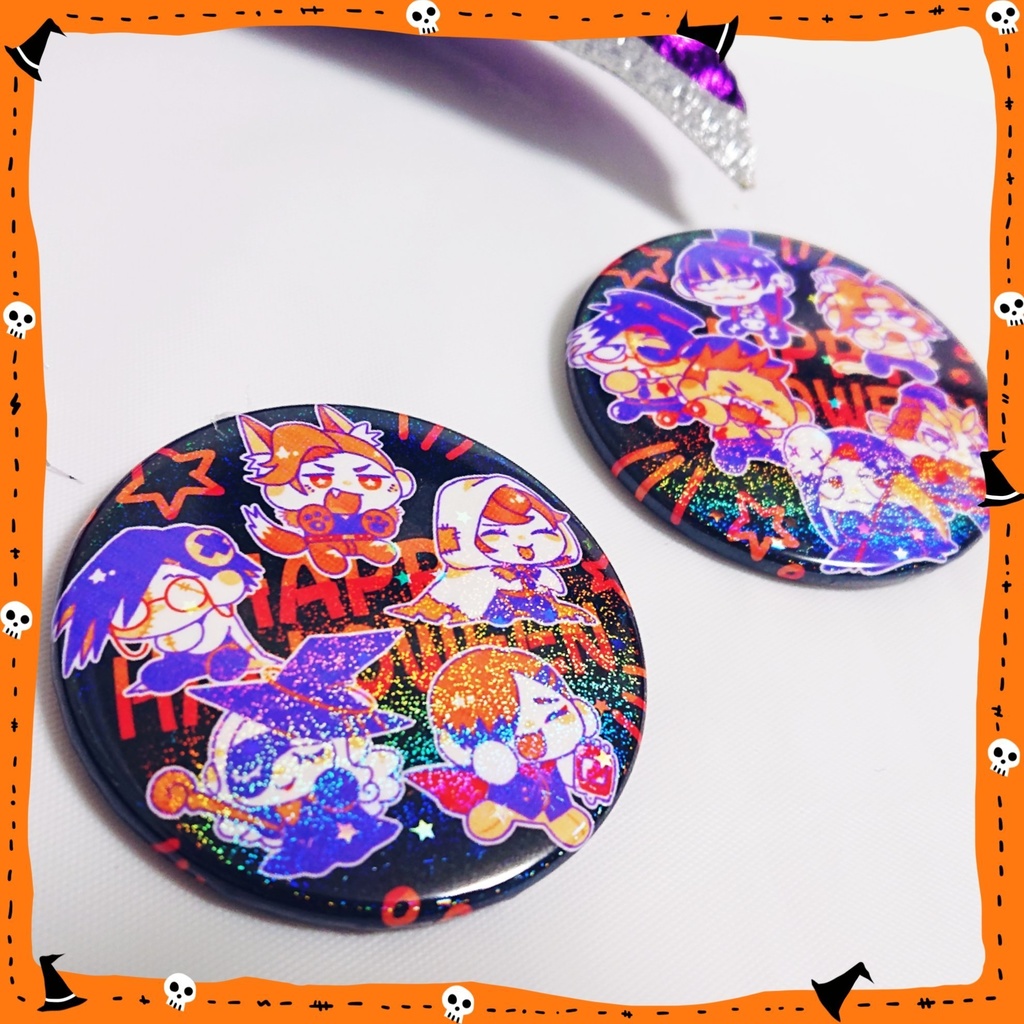 ハロウィン缶バッジ