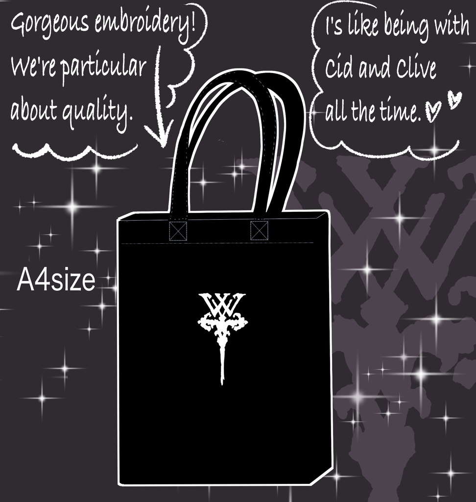 Cid&Clive emblem tote bag