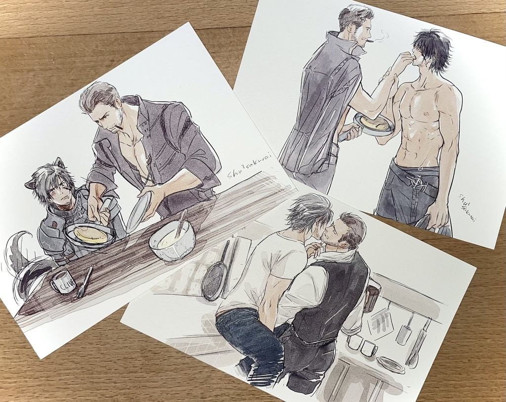 Cid&Clive+Cloud postcard set