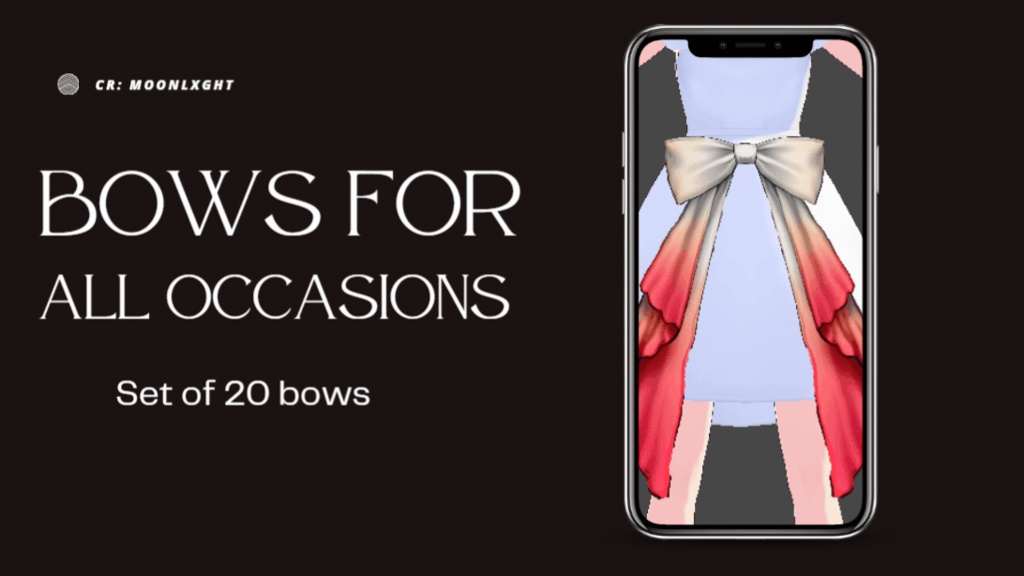 [ Paid ] Colorful Bows - Set of 20