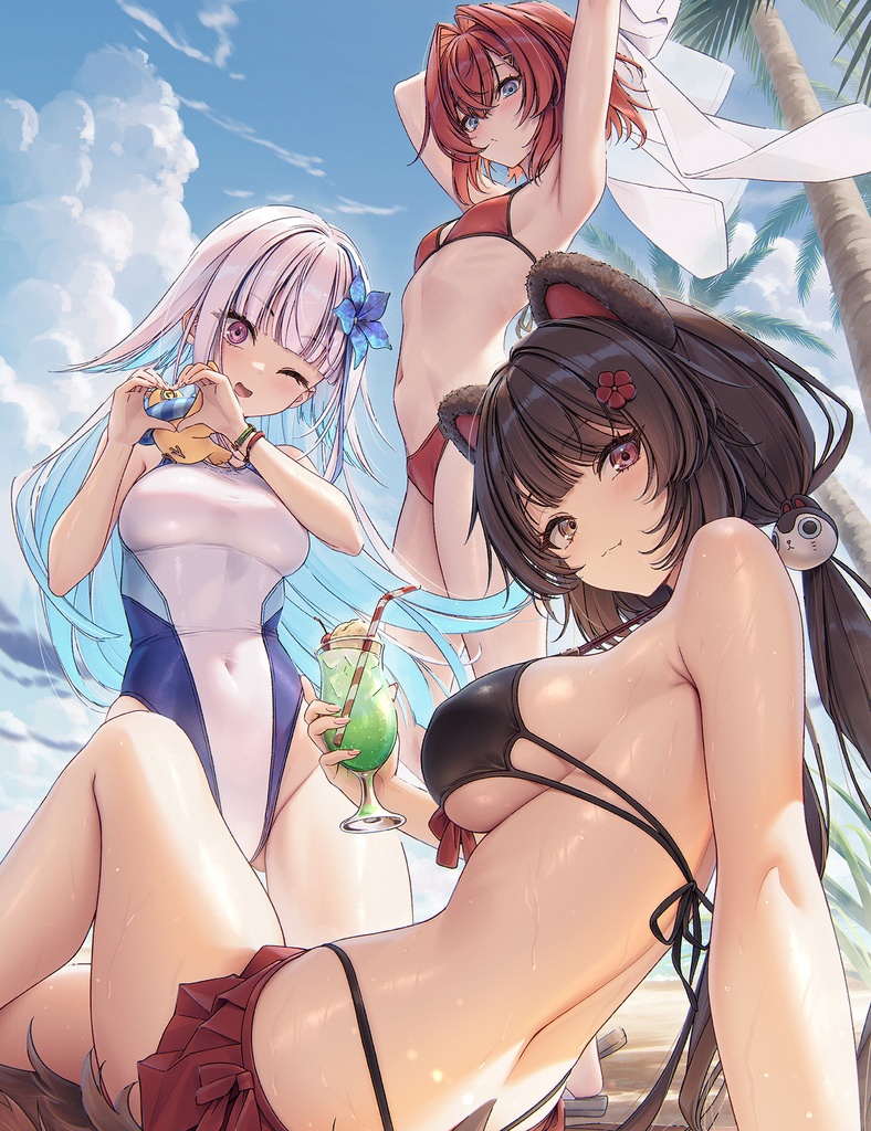 【受注販売】【C108】さんばか B2タペストリー 【非公式】