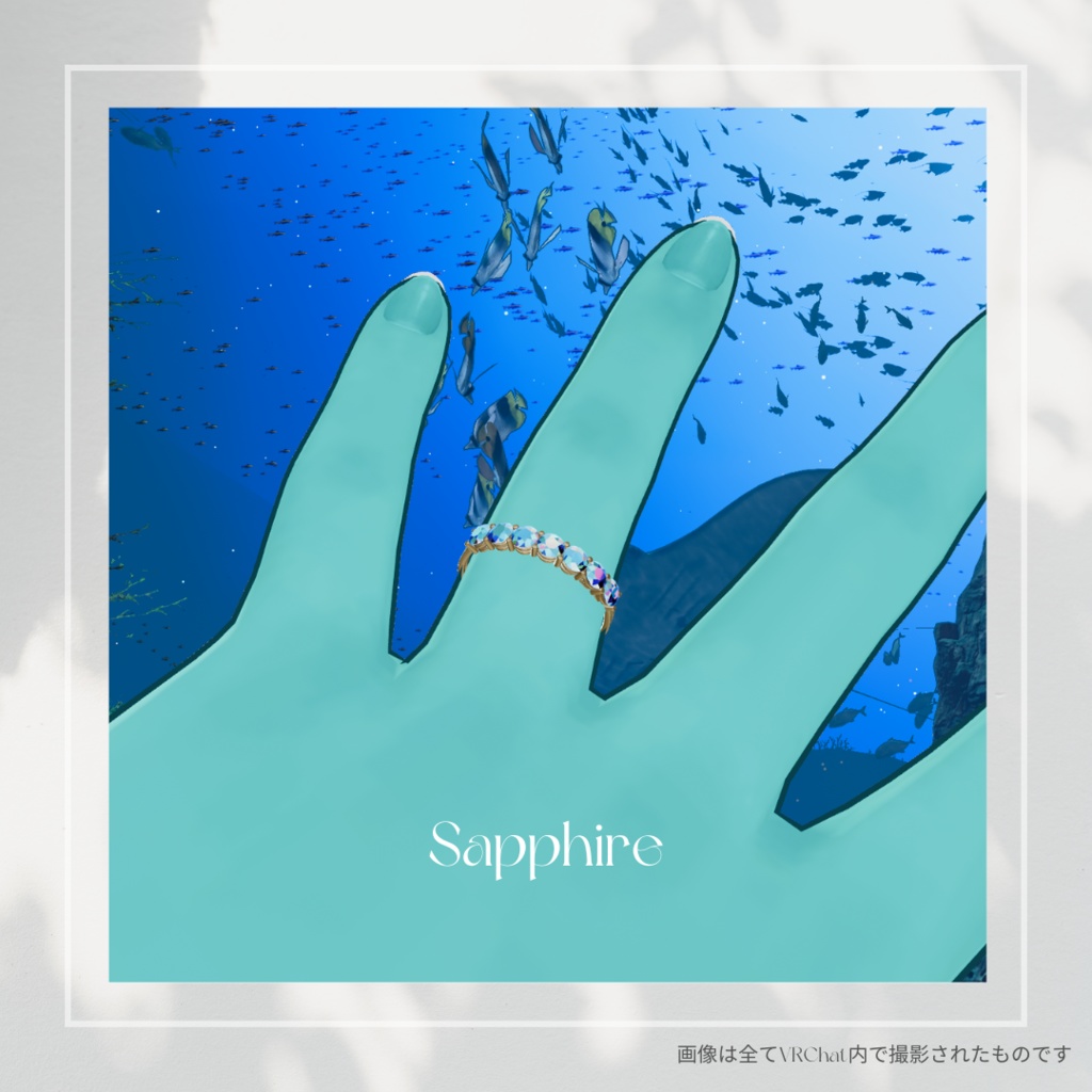 【VRChat】Half circle ring【MA対応】