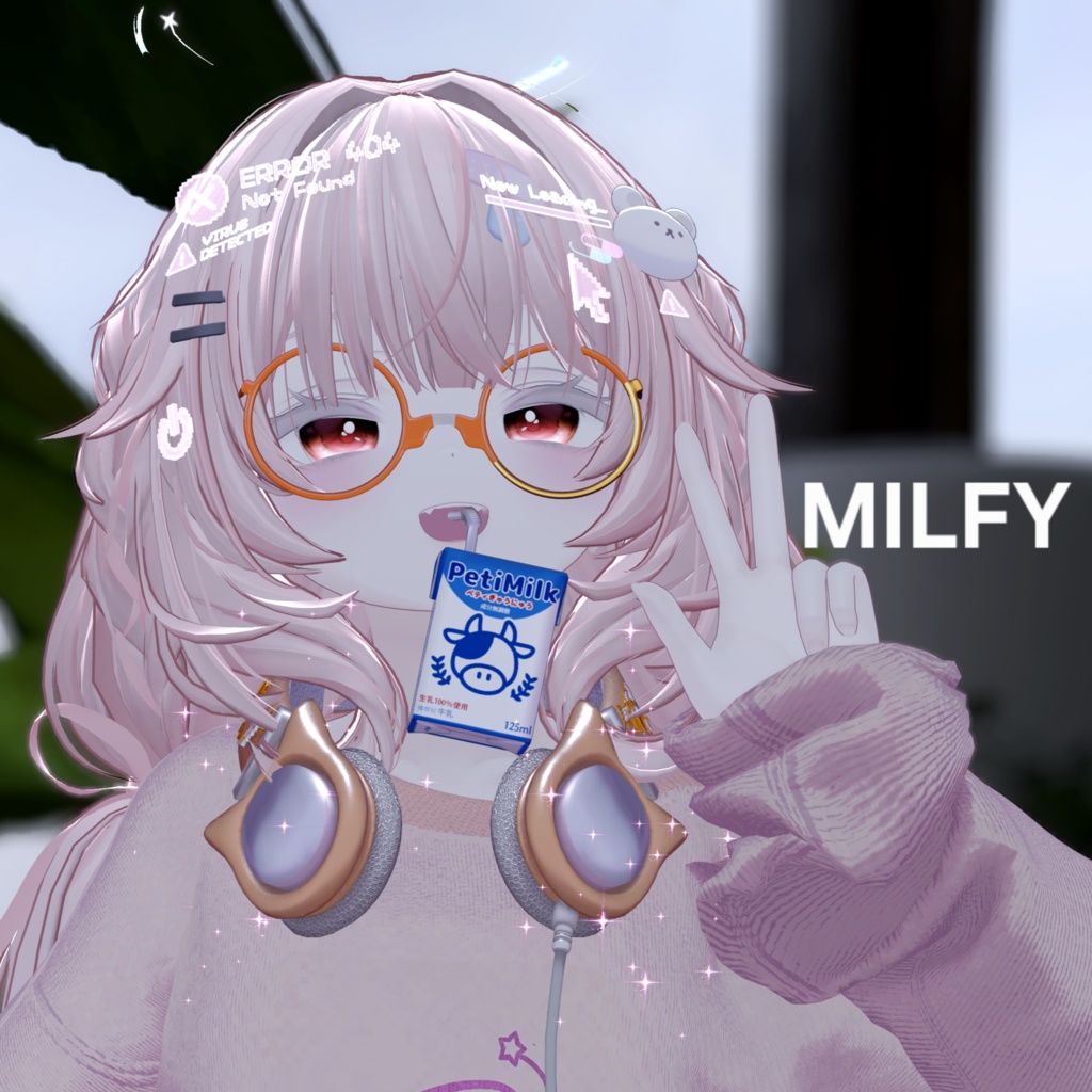 【VRChat】Mixed Material Glasses【MA対応】