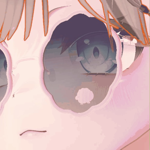 【VRChat】もこもこメガネ【MA対応】