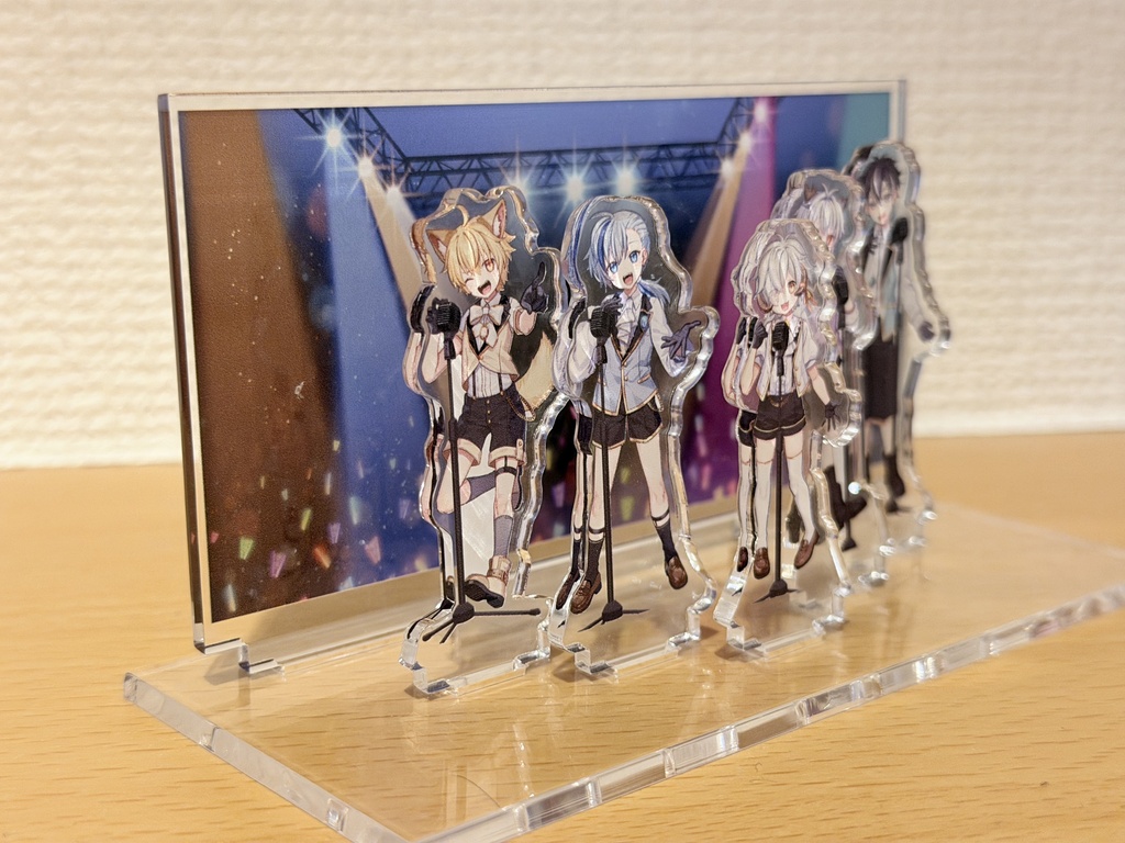 【受注生産品限定】ジオラマ風アクリルスタンド(全員集合ver.)
