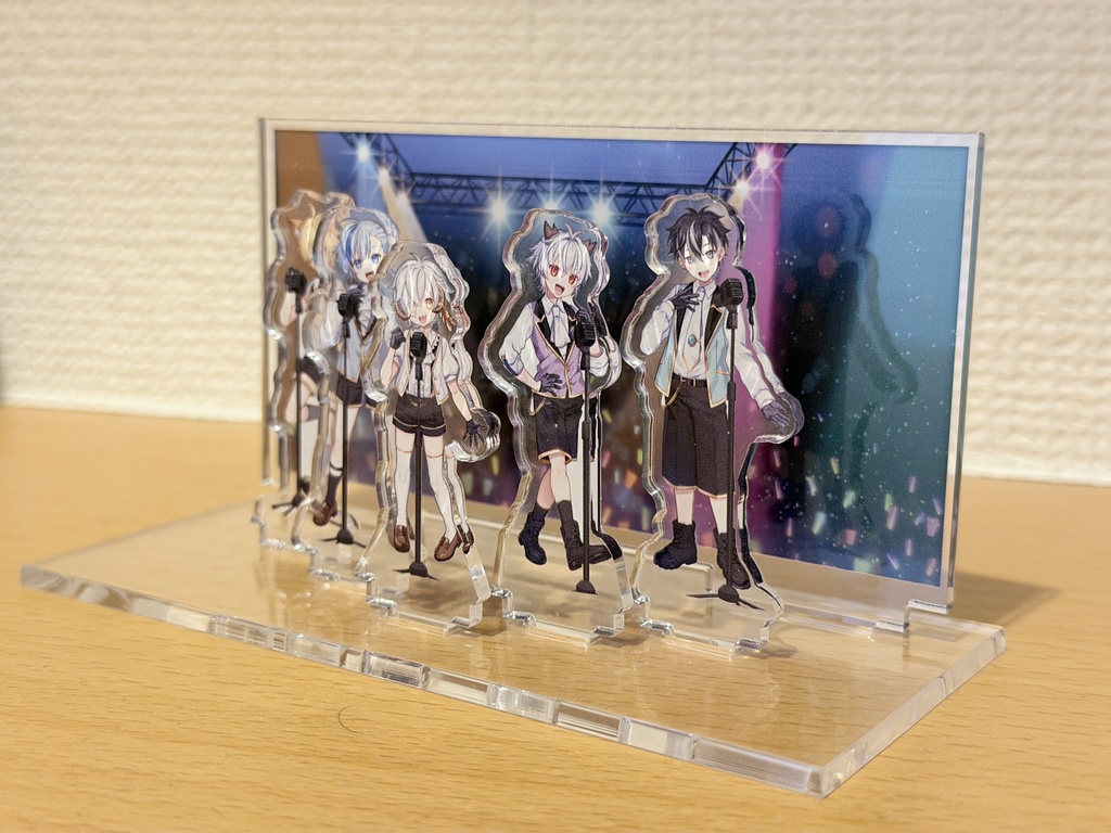 【受注生産品限定】ジオラマ風アクリルスタンド(全員集合ver.)