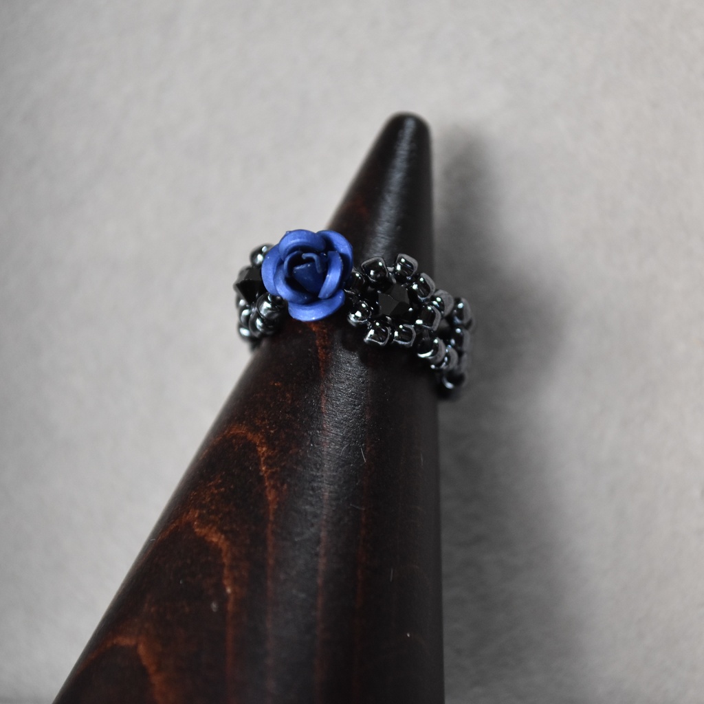 ミニバラのリング【サイズ変更可】